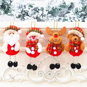Коледна украса Консумативи Магазин Витрина Старец Малък висулка Коледен елен Снежен човек Коледно дърво висящи орнаменти