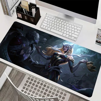Лигата на легендите Касиопея клавиатура подложка за мишка лаптоп аниме игра подложка за мишка PC аксесоари за игри Desktop Мат Секси момиче килим