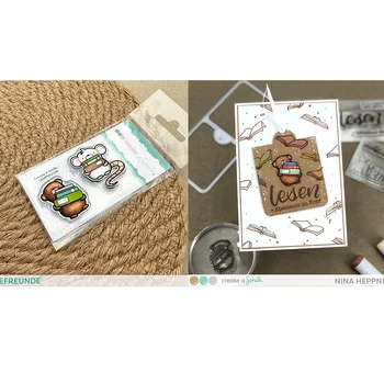 Мишка и мечка ясни силиконови печати за DIY скрапбукинг занаятчийски консумативи печат фотоалбум карта вземане