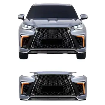 Най-високо качество PP материал брони и ABS части за toyotas highlander 2021 2022 ъпгрейд Lexus LX600 изглежда модел