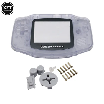 Нов пълен части подмяна корпус черупка пакет за Nintendo Game Boy Advance GBA ясно синьо