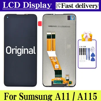 оригинален за Samsung Galaxy A11 SM-A115F LCD дисплей със сензорен екран за Samsung SM-A115F / DS LCD екран