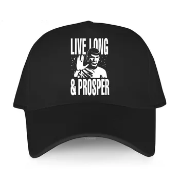Регулируема марка бейзболна шапка balck Луксозна шапка за възрастни за мъж LIVE LONG PROSPER Хип-хоп спортен капак Snapback летни шапки