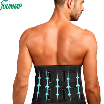 Скоба за гръб - незабавно облекчение от болки в гърба, дискова херния, ишиас, сколиоза дишаща талия лумбална долна част на гърба подкрепа колан