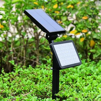 Слънчева стенна лампа LED48 лампа Външна водоустойчива земна тапа Лампа за косене на трева Ландшафтно осветление Прожектор Градинско осветление Дърво Spotlight