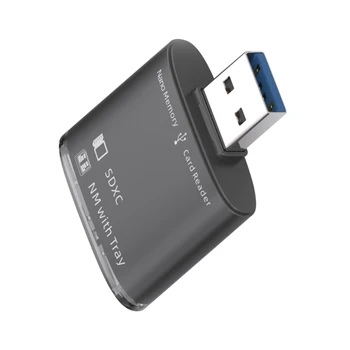 Универсален USB2.0 / USB3.0 към NM четец на карти, съвместим за многофункционален дропшип на Windows