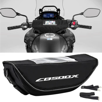 Чанта за кормило за Honda CB500X CB500F CB 500 X 125F CB500 F CB125F Аксесоари за мотоциклети Водоустойчива чанта за съхранение Чанта за инструменти за пътуване
