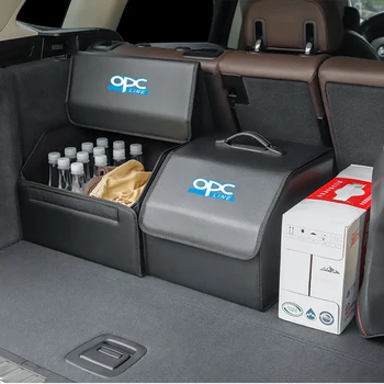  Чанта за съхранение на багажника на автомобила Кожена къмпинг кутия Сгъваема за Opel OPC Corsa Astra Insignia Vectra Zafira Meriva Mokka Grandlan