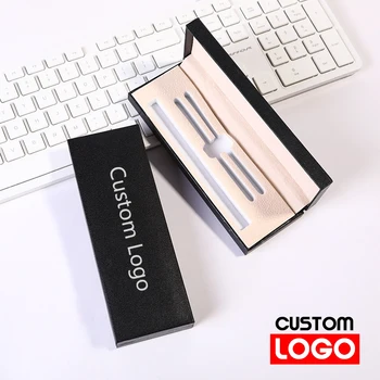 Черен флип комплект писалка кутия подпис писалка кутия реклама писалка кутия подарък канцеларски материали на едро потребителски лого училищни пособия - bihe
